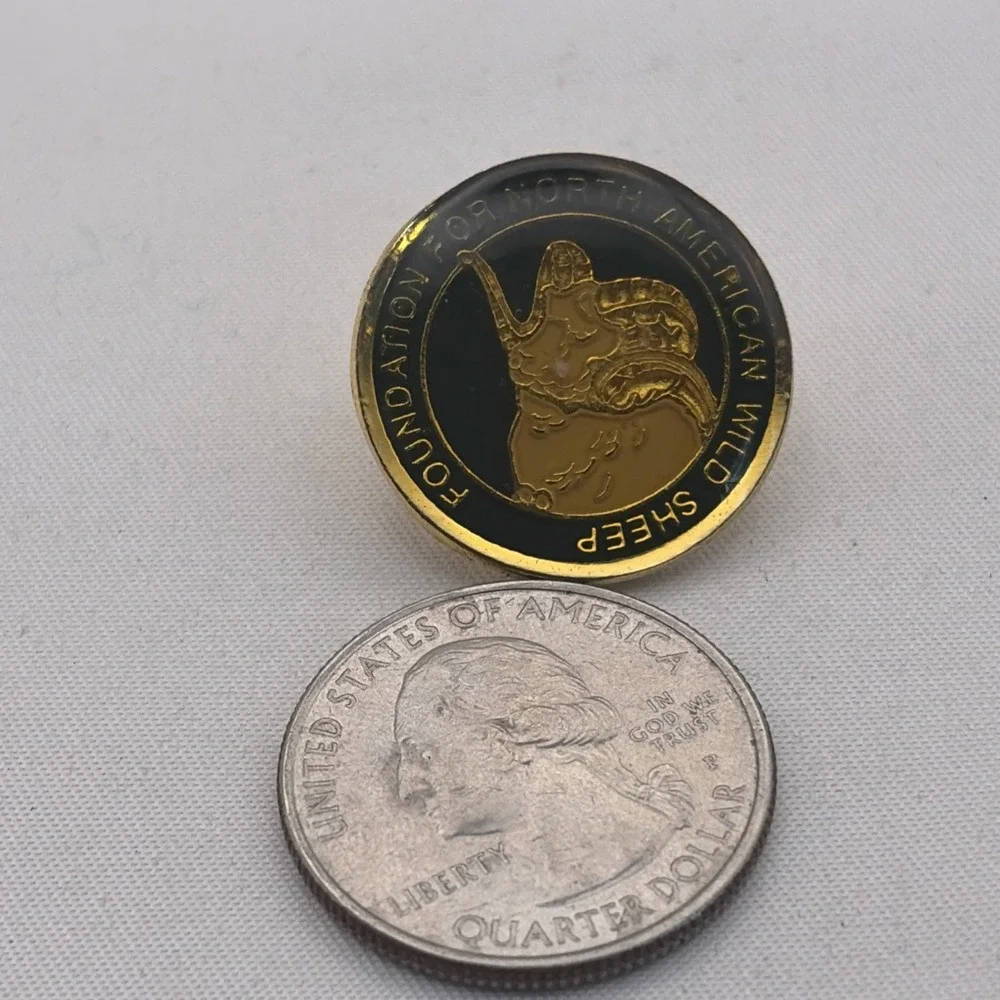 Foundation For North American Wild Sheep Lapel Hat Pin